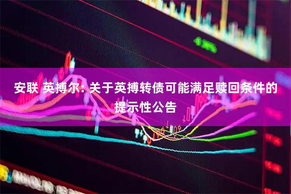 安联 英搏尔: 关于英搏转债可能满足赎回条件的提示性公告