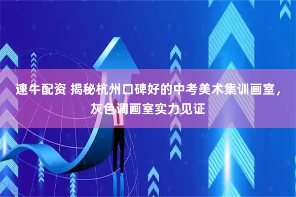 速牛配资 揭秘杭州口碑好的中考美术集训画室，灰色调画室实力见证